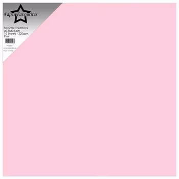 Paper Favourites Smooth Cardstock "Pink"