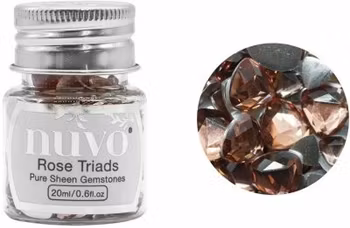 Nuvo Pure Sheen Gemstones - Rose Triads