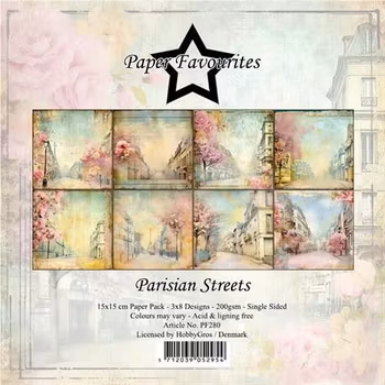 Paper Favourites - Parisian Streets Paperpack 6' x 6'