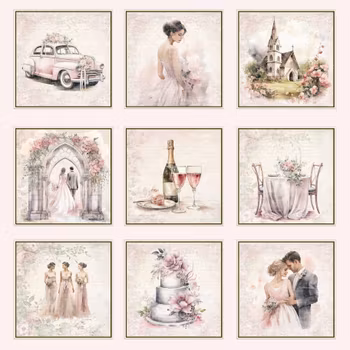 Papper Scrapbooking Reprint - Forever - 12x12 (30,5 x 30,5 cm)