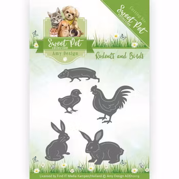 Amy Design Dies - Sweet Pet - Rodents and Birds