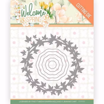 Jeanine's Art Dies – Welcome Spring - Leaf Wreath