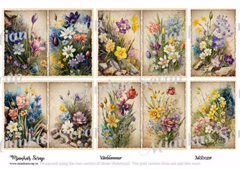 Miankas Scrap klippark - Vårblommor