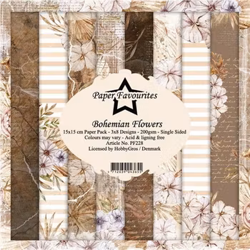 Paper Favourites - Bohemian Flowers Paperpack 6' x 6'