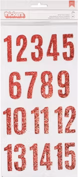 American Crafts Thickers - Glitter Foam Stickers