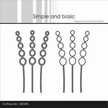 Simple and Basic die "Pearl branches"