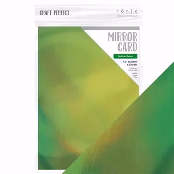 Tonic Studios Craft Perfect Mirror Card A4 - Seafoam Green