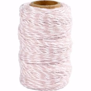 Bakers Twine - Ljusrosa