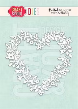 Craft & You Dies "Flowerheart Frame"