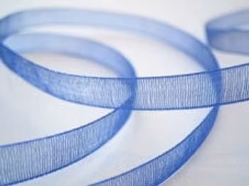 Vivant Organza band - Royal Blue, 7 mm
