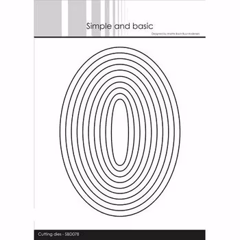 Simple and Basic die - Ovals