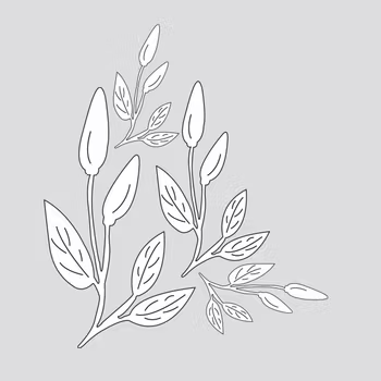 Design5 - Slim Flowers – Cutting Die
