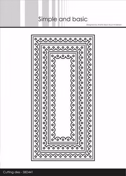 Simple and Basic die "Inner Scallop - Mini Slim"