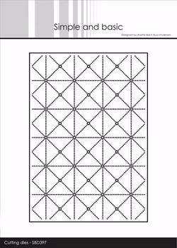Simple and Basic die "A6 - Diagonal Stripes"