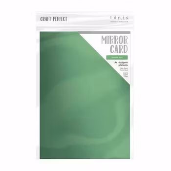 Tonic Studios Craft Perfect Mirror Card A4 - Smooth Mint