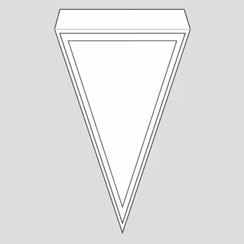 Design5 - Stor trekantsbanner – Cutting Die