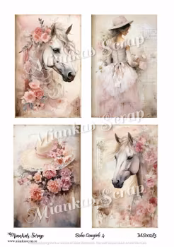 Miankas Scrap klippark - Boho Cowgirls 4