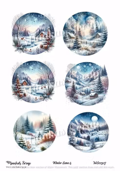 Miankas Scrap klippark - Winter Scene 4