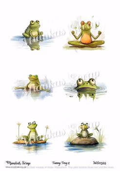 Miankas Scrap klippark - Funny Frog 2