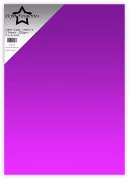 Paper Favourites Mirror Card Matt "Purple Mist"