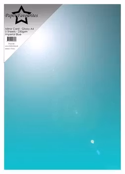 Favourites Mirror Card Glossy "Imperial Blue"