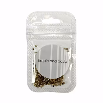 Simple and basic Half Pearl "Polished Gold" 2 mm