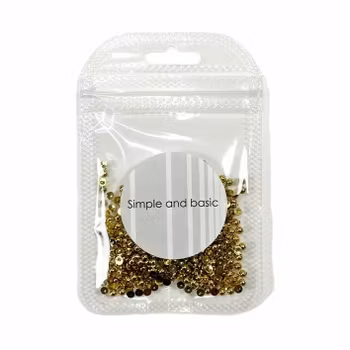 Simple and basic Half Pearl "Polished Gold" 3 mm