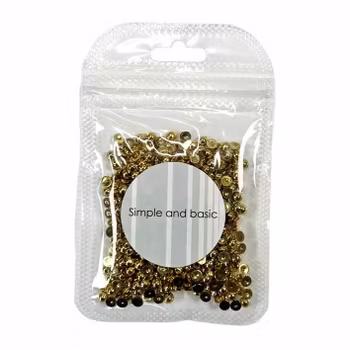 Simple and basic Half Pearl "Polished Gold"