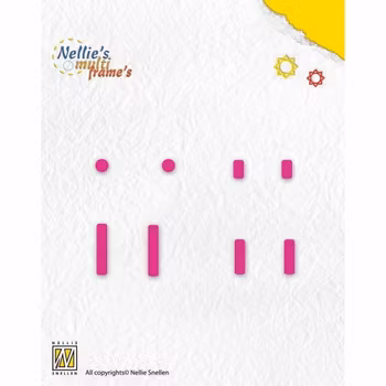 Nellie's Multi Frame Dies String Set for Tags