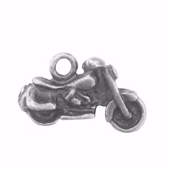 Charms - Motorcykel silverfärgad
