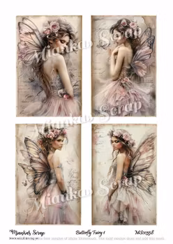 Miankas Scrap klippark - Butterfly Fairy 1