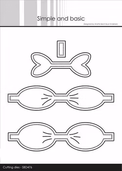 Simple and Basic die "Bow for presents"