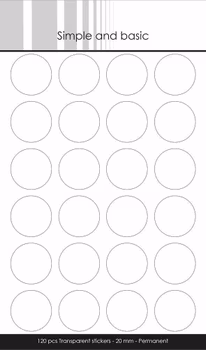 Simple and basic Transparent sticker - Permanent