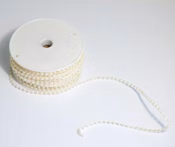 Bridal halvpärlor/band Ivory