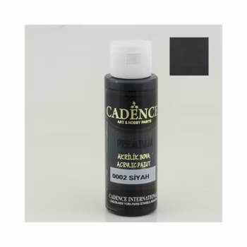 Acrylic Paint Cadence Premium 70ml/ 0002 black