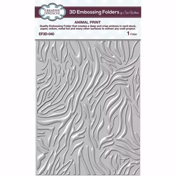 Creative Expressions 3D Embossingfolder "Animal Print"