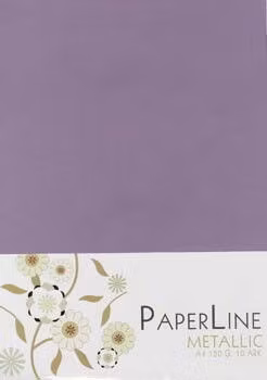 PaperLine Metallic Papper A4 - Lila