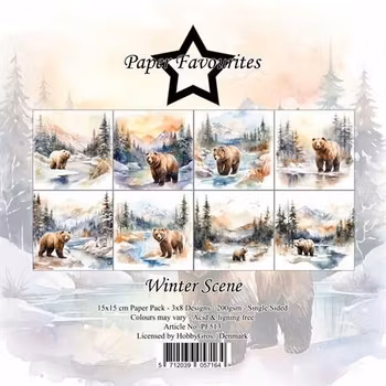 Paper Favourites Paper Pack "Winter Scene" 6x6