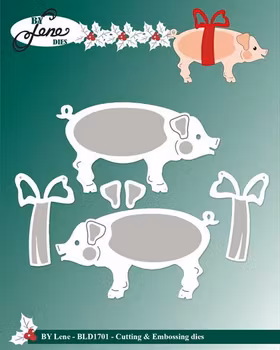 BY Lene Dies "Large Christmas Pig"