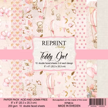 Reprint Hobby Paperpack - Teddy Girl - 8x8