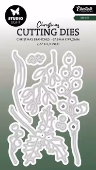 Studio Light Berries Christmas Essentials Cutting Dies