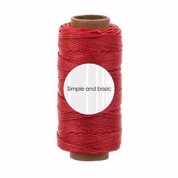 Simple and basic Polyester Thread "Calm red"