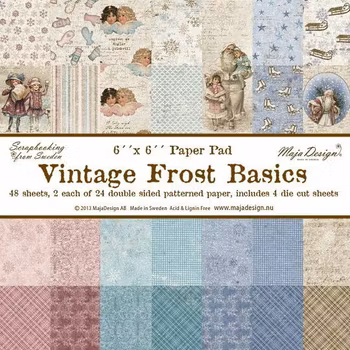Maja Design Vintage Frost Basics - 6x6" Collection pack
