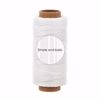 Simple and basic Polyester Thread "Soft white"