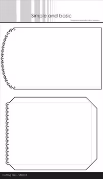 Simple and Basic die "Giftbag for A6 Cards"