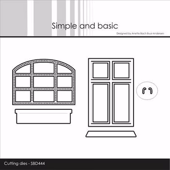 Simple and Basic die "Barn Window & Balcony Box"
