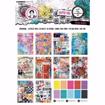Studio Light • Signature Collection Designer Paper Pad Postage Madness