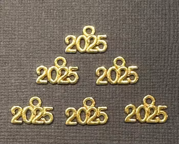 Metallcharms 2025 - Guld