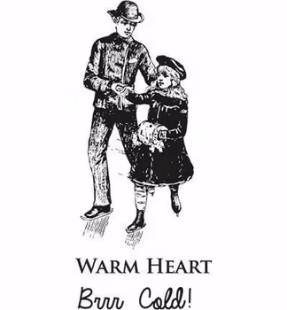 Marianne Design - Cling Stamp - Artic Winter - Warm Heart