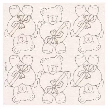 SCRAPINIEC Dekorpapp Die Cut Chipboard Dekoration Ornament